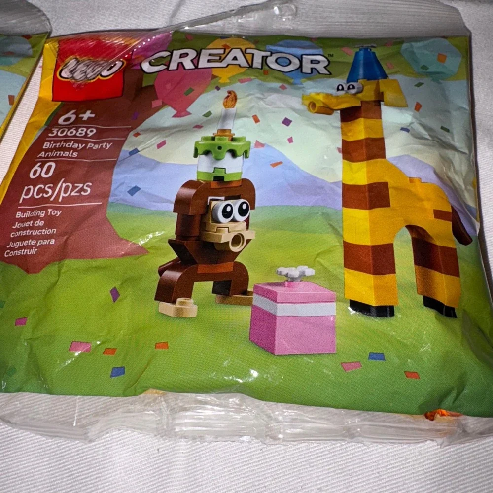 Lego creator two sets new in sealed bag‎ giraffe building blocks